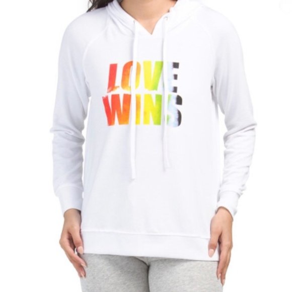 Anthropologie Tops - NWT Anthropology Love Wins Hoodie